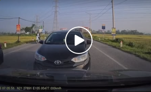 VIDEO TOÀN CẢNH lái xe ô tô ở Bắc Ninh lấn làn ngược chiều, trên đường tỉnh 295