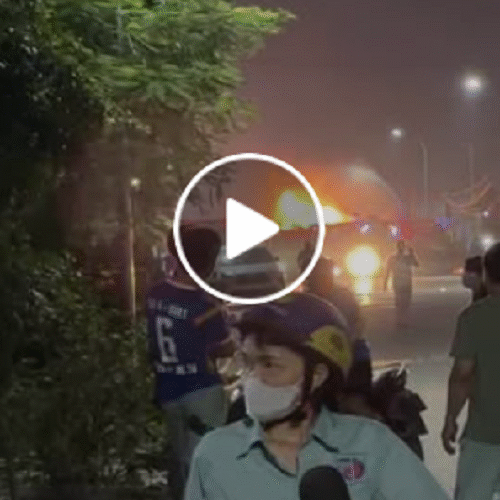 VIDEO TOÀN CẢNH: vụ n*ổ xe bồn king hoàg