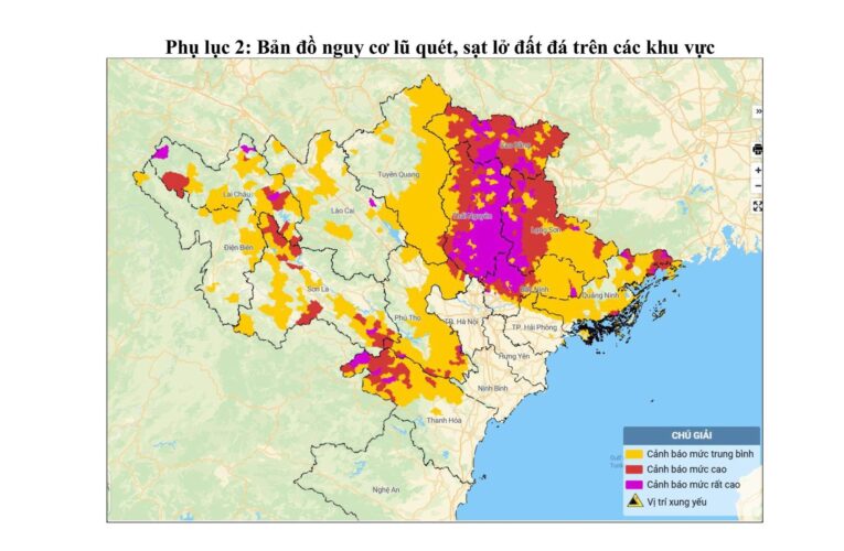 Cảnh báo khẩn: Bắc Ninh và 12 tỉnh, thành phố khác đặc biệt chú ý