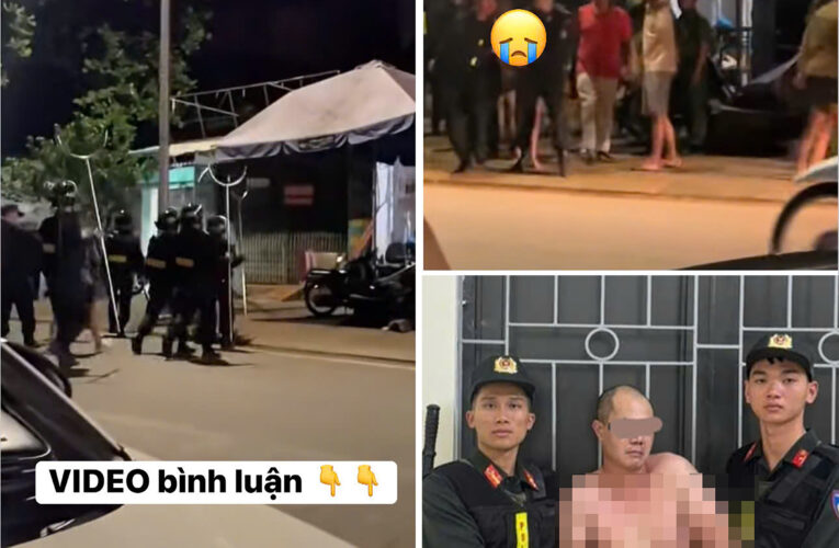 Bắc Ninh: Cảnh sát cơ động khống chế đối tượng “nga’o đa'” cố thủ trong nhà