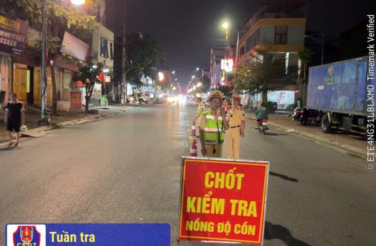 Bắc Ninh: 7 ngày ra quân tổng kiểm soát nô`ng độ cô`n với hơn 4.000 trường hợp vi phạm bị xử lý
