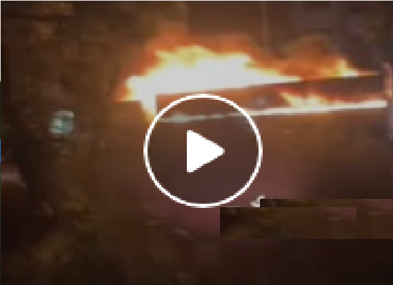 VIDEO TOÀN CẢNH: Vụ cháy xe tại thôn Chi Đống, xã Tân Chi, Bắc Ninh