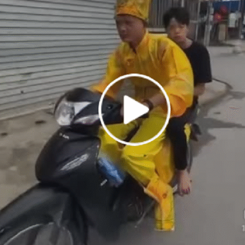 VIDEO TOÀN CẢNH: Táo Giao Thông đi vi hành không cần cá chép
