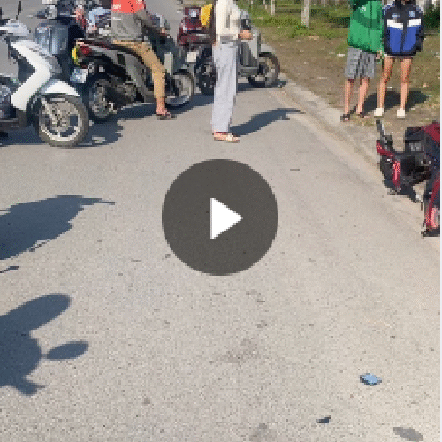 VIDEO KHONG CHE: Hiện trường TN tại gần cây xăng Ban Mai, Quế Võ