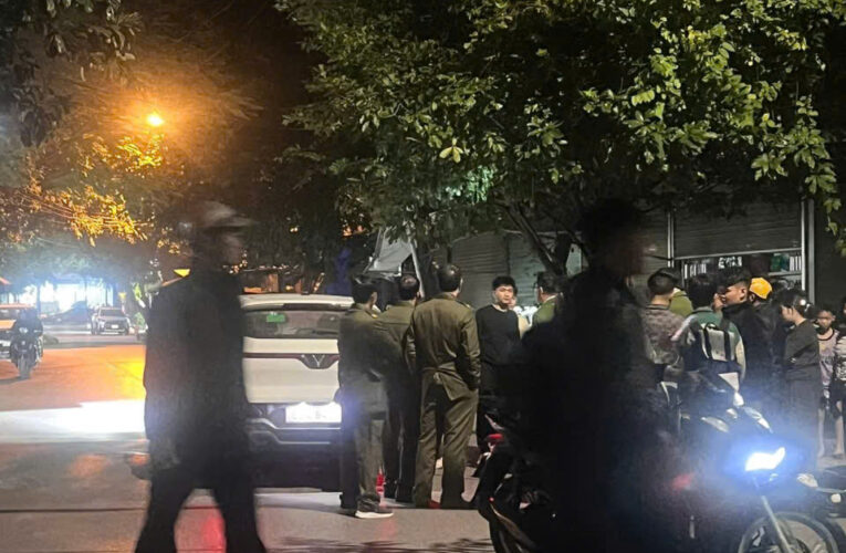 ẢNH KHONG CHE: Hiện trường tngt tại gần công an phường Vũ Ninh cũ