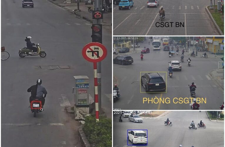 Bắc Ninh: Danh sách 407 trường hợp ô tô và xe máy vừa dính phạt nguội từ 30/11 – 07/12