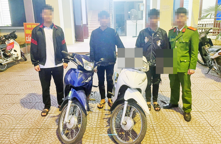 Công an Bắc Ninh: Tạm giữ 2 đối tượng trộm cắp 2 xe mô tô tại xã Đại Đồng.