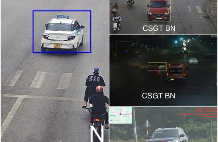 Bắc Ninh: Danh sách phạt nguội từ ngày 7/12 đến 14/12 qua hệ thống camera giám sát