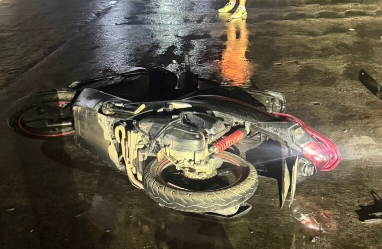 ẢNH KHONG CHE: Toàn cảnh hiện trường tngt tại đường 293 , Bắc Ninh