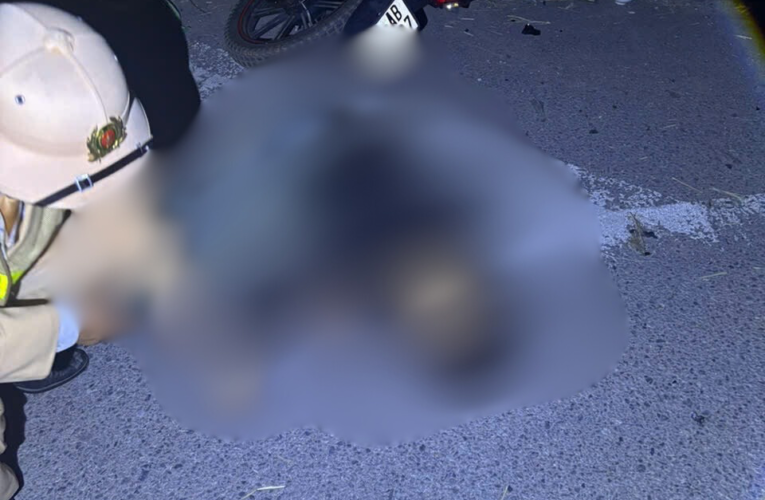 ẢNH KHONG CHE: Toàn cảnh hiện trường tngt tại gần cầu vượt Đình Trám, Bắc Ninh