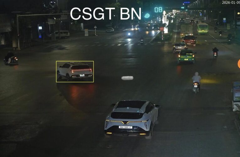 Bắc Ninh: Danh sách phạt nguội các trường hợp vi phạm từ ngày 01/01/2026 – 10/01/2026