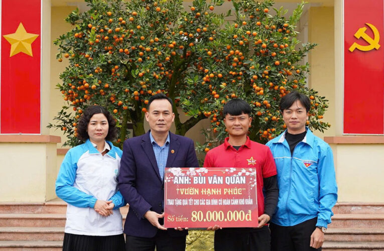 Bắc Ninh: Anh Bùi Văn Quân bán linh vật “Ngựa thương”, trao 200 triệu đồng hỗ trợ người nghèo đón Tết