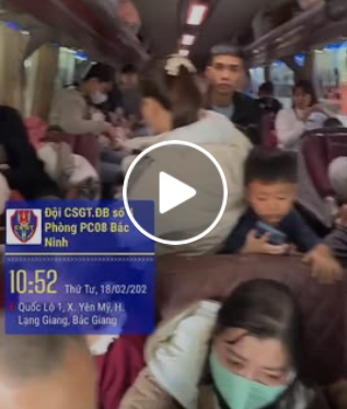 [VIDEO] Bắc Ninh: Nhồi gấp đôi hành khách, tài xế và chủ xe bị phạt hơn 200 triệu đồng